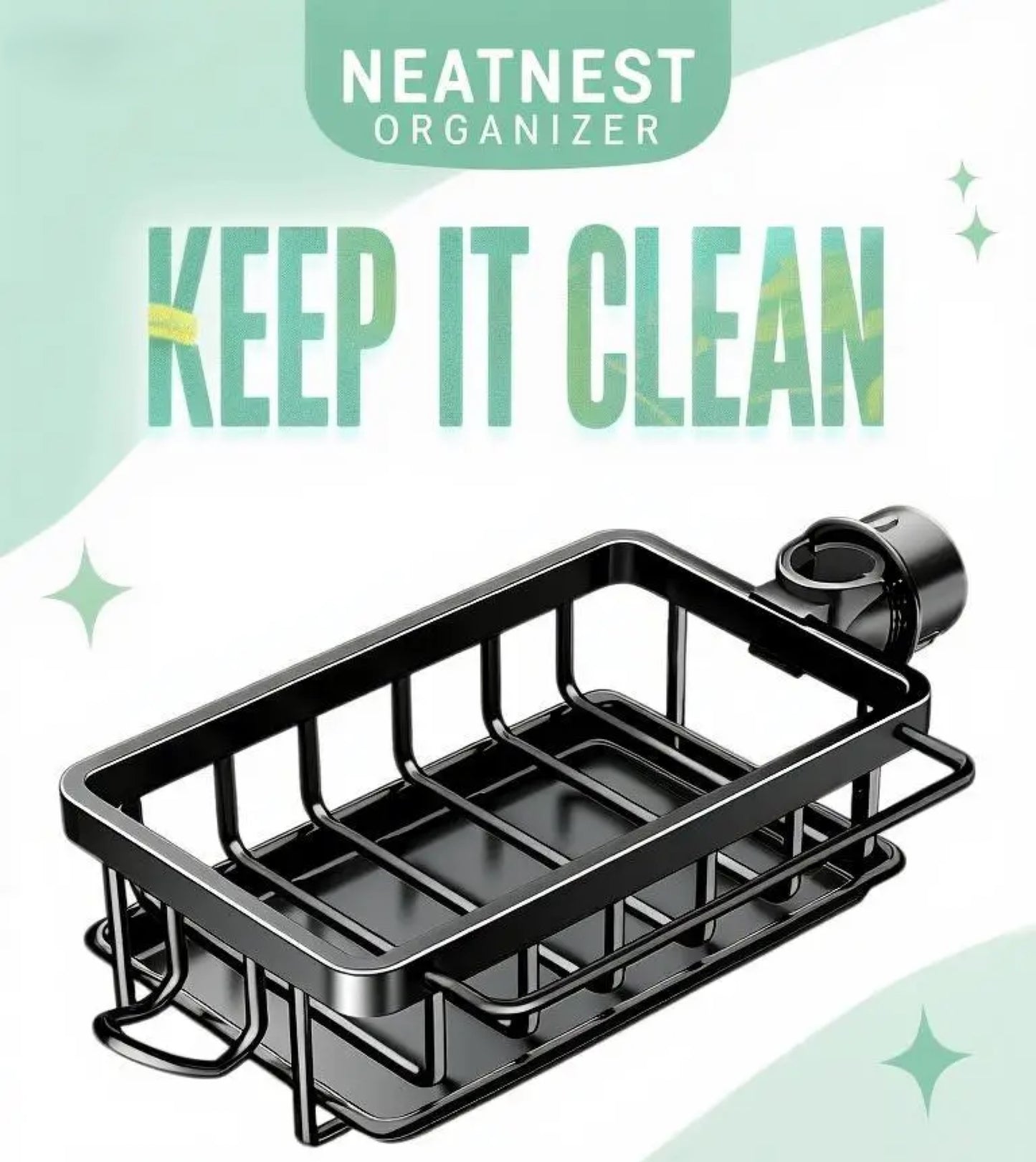 NeatNest™ Sink Caddy – Sleek & Space-Saving